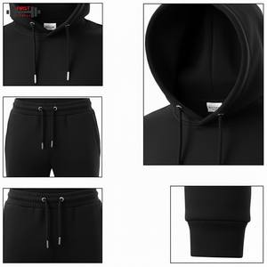 Nouveau à la mode fantaisie unisexe hiver Offre Spéciale lavé à l'acide 100% coton polaire à capuche survêtement vêtements de rue hommes pierre lavage sueur - Product Image 3