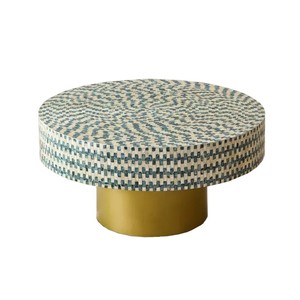 New Design Luxury <b>Mother</b> of Pearl Inlay Coffee Table Decorative MOP Table Living Room Furniture Made in Vietnam - Product Image 1