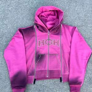 Conjunto Deportivo de Algodón Grueso con Estampado de Serigrafía Vintage de Corte Personalizado, Estilo Urbano, Fabricante de Ropa Urbana - Product Image 2