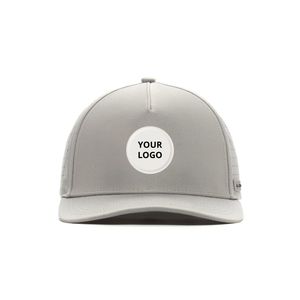 Casquette de golf imperméable à 5 panneaux, avec bande de couture personnalisée, patch en caoutchouc, perforée, réglable, à fermeture snapback, unisexe, vente en gros directe usine - Product Image 3
