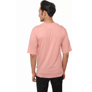 T-shirt ample unisexe de haute qualité à la mode pour hommes 260G 100% T-shirt surdimensionné en coton T-shirt vintage lavé avec logo personnalisé - Product Image 2