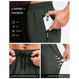 High Quality Custom Embroidery Logo <b>Men's</b> Pant Knitted Pocket Casual Joggers Street Wear <b>Overalls</b> Casual <b>Men's</b> Trousers - Product Image 5