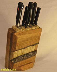 Accessories Wooden Magnetic Knife Holder for Home Hotel and Restaurant Use Wooden Wooden Plank Organizer Knife Holder Kitchen - Product Image 6