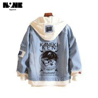 Chaqueta Bomber de Mezclilla con Capucha para Mujer, Transpirable, de Algodón, Impermeable, Resistente al Viento, Reversible, con Mangas Desmontables