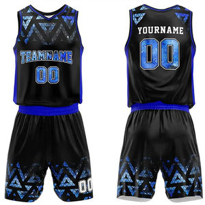 Ensemble de maillots de basket-ball unisexes de haute qualité, sans manches, imprimés, respirants, 100% polyester, taille plus, logo personnalisable - Product Image 5