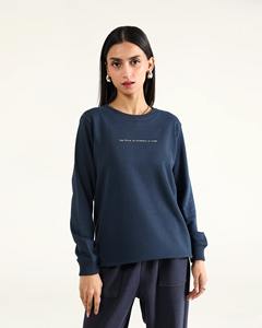 Sweats tricotés en Polyester décontracté pour femmes pulls de mode élégants hiver imprimé avant Logo de haute qualité respirant - Product Image 3