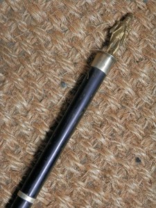 ไม้เท้าตามกฎการเดินทำด้วยมือสไตล์ Swagger ด้ามไม้ออกแบบด้วยทองเหลือง Steampunk 23นิ้วคุณภาพสูง Ronpex - Product Image 4