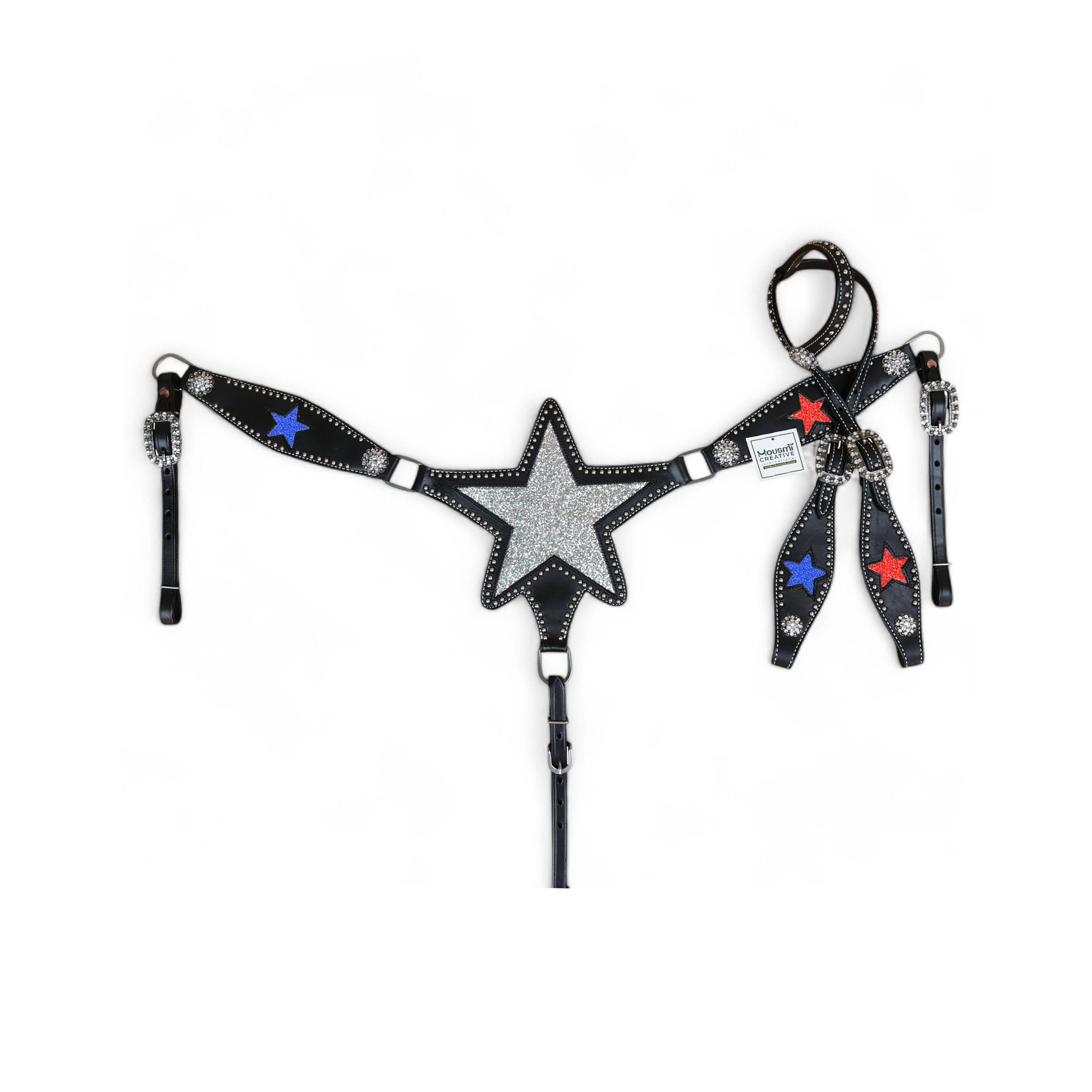 Red- Silver- Blue Glitter