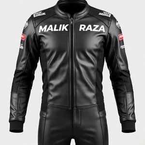 Traje de moto compatible con airbag pedido personalizado al por mayor-cuero de vaca de primera calidad precio bajo económico para pedido de club a granel - Product Image 5