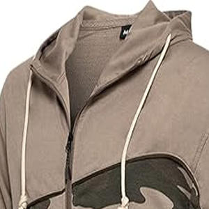 Survêtements surdimensionnés pour hommes Coton Hiver pour hommes Imprimé Broderie en détresse Sweat à capuche Ensembles de survêtements téléchargés par Dress Sports - Product Image 2