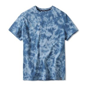 Logo vintage calidad personalizado propio logotipo hombres tipo Ácido camiseta en blanco/espectáculo de la materia prima 100% algodón abajo hombro camiseta - Product Image 1