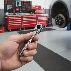 Llave de Trinquete Corta de 72 Dientes x 90 mm, Mango Recto de Doble Cabeza, para Bricolaje, OEM - Product Image 1