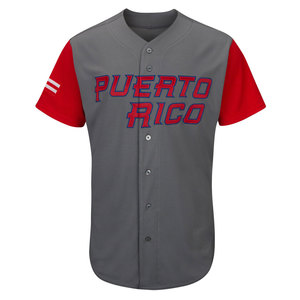 Meilleure mode drapeau américain équipe maillot de baseball vêtements de sport à séchage rapide uniformes en gros - Product Image 5
