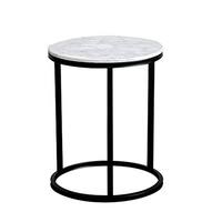 Table Basse Nordique Moderne en Bois, Luxe Simple, Mini, avec Support en Fer Doré, Décorative, Faite à la Main, Facile à Nettoyer, Légère, en Métal pour Salon