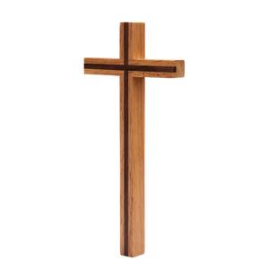Cruz de madera barata al por mayor, crucifijo colgante de pared hecho a mano para pedidos a granel y exportación, cruz de madera rústica hecha a mano - Product Image 1