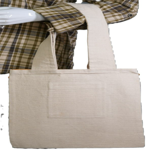 Sac de shopping promotionnel en tissu personnalisé avec logo imprimé, écologique, réutilisable, avec fermeture éclair et poignée longue - Product Image 2