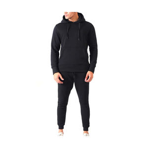 Conjunto de sudadera con capucha y logotipo personalizado unisex, chándal de 100% algodón y poliéster para hombre, característica a prueba de viento para correr y Sudadera con capucha de invierno - Product Image 2