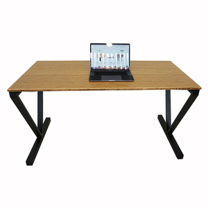 BFVB005-VBamboo 140x70cm Minimalist Luxury <b>Desk</b> with Assembled Legs Melamine Wood Office Computer Table for Home Use - Product Image 2