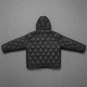 Haute qualité 100% Nylon léger Streetwear fermeture éclair veste à bulles grande taille coupe ample coupe-vent et imperméable veste bouffante - Product Image 4