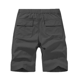 กางเกงขาสั้นคาร์โก้ลำลองสำหรับผู้ชาย, กางเกงขาสั้นคาร์โก้สีดำแห้งเร็วสวมใส่สบายใส่กลางแจ้ง - Product Image 2