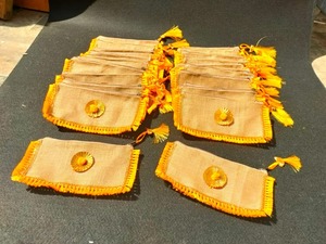 Sobres de regalo de dinero de arpillera de yute Natural de 7x4 pulgadas al por mayor, sobres Shagun ecológicos para bodas, festivales y fiestas - Product Image 2