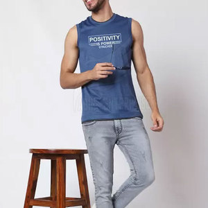 Camisetas sin Mangas Personalizadas para Hombre, de Alta Calidad, Secado Rápido, Algodón y Fibra de Bambú, Ropa Deportiva, Transpirable, Cómoda y Duradera - Product Image 4