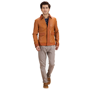 Nouvelle saison design printemps automne nouveau européen américain grande taille mode couleurs veste en cuir hommes - Product Image 2