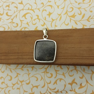 Precio al por mayor Nit Nighty colgante de forma cuadrada de cuarzo colgante de plata esterlina elegante joyería de piedras preciosas hechas a mano encantos finos - Product Image 4