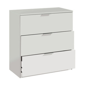 ชุดกล่องเก็บของ 3 ช่อง ขนาด 80x38x77 สีขาว - Product Image 1