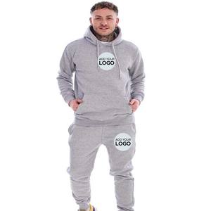 Men 's Casual Tracksuit Hooded <b>Elastic</b> <b>Waistband</b> Sweatsuit Set Soft Suit Track Suits - Product Image 3
