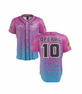 Maillot de baseball personnalisé avec logo, 100 % polyester, respirant, antibactérien, séchage rapide, ensemble de vêtements de sport unisexe de haute qualité, grandes tailles - Product Image 4
