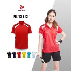 ชุดไฟแบดมินตันชุดกีฬาแบบแห้งเร็วสำหรับผู้ใหญ่เสื้อออกกำลังกายแบบปรับแต่งได้สำหรับผู้ใหญ่ดีไซน์แบบ JP - Product Image 4