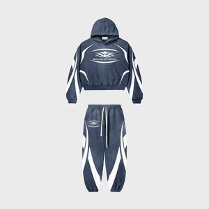 ชุดเซ็ตสองชิ้นผ้าฟลีซสีแดง ดีไซน์ทันสมัย ระบายอากาศได้ดี เหมาะสำหรับฤดูหนาว สไตล์ลำลอง ออกกำลังกาย  คุณภาพพรีเมียม รับผลิตตามแบบ - Product Image 2