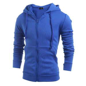 Fabricants de sweats à capuche OEM 100% coton French Terry Sweat à capuche à fermeture éclair complète avec impression de logo personnalisé 3D pour hommes à prix raisonnable - Product Image 4