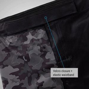 กางเกงขาสั้นผู้ชาย MMA เอวยางยืด น้ำหนักเบา แห้งเร็ว ยืดหยุ่น สวมใส่สบาย ทนทาน สำหรับการฝึกซ้อมและการออกกำลังกายแบบกราปลิง - Product Image 3