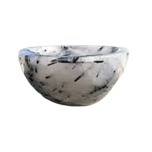 Bol en quartz de tourmaline de matériau de pierres précieuses de haute qualité - Product Image 3