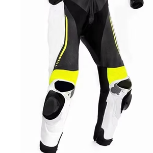 Combinaison de moto en cuir véritable pour hommes, professionnelle, coupe-vent, grande taille, anti-UV, imperméable, respirante, équipement de protection - Product Image 5