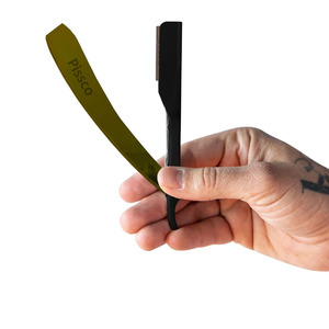 Navaja de Afeitar Recta Plegable para Barbero, Cuchilla para Cejas y Barba, Herramienta de Afeitado Plegable - Product Image 1