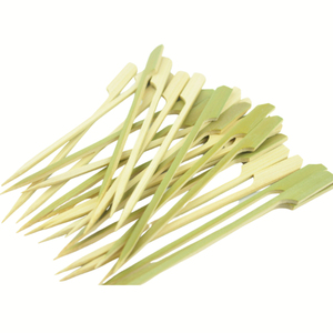 ไม้ไผ่เสียบพิมพ์แบบกำหนดเอง-Teppo/ธง/ปืน/กอล์ฟรูปทรงบาร์บีคิวพร้อมโลโก้ - Product Image 2