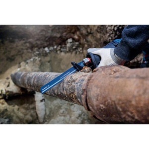 For Bosch S 1130 CF Reciprocating <b>Saw</b> Blade 225mm 22mm 8+10 TPI 2.5+3.2mm 2x2 Geometry 25-Pack - Product Image 3