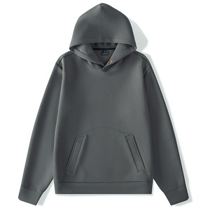 เสื้อสวมหัวผ้าฝ้าย100% ผู้ชายเสื้อมีฮู้ดผ้าเกล็ดปลาน้ำหนักมากระบายอากาศได้ดี - Product Image 5