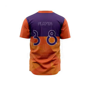 Ensembles d'uniformes de baseball de sport décontractés respirants personnalisés Vêtements de sport de haute qualité avec logo personnalisé Conception 50 ensembles quantité minimale de commande - Product Image 5