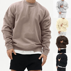 Comfortable <b>Men</b> Sweatshirts Basics Cotton Blended Latest Regular Fit Plain Casual Wear Cotton <b>Fleece</b> Pullover Custom Logo - Product Image 4