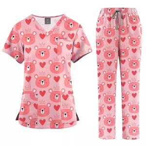 Vêtements de travail personnalisables en coton et polyester de haute qualité, dernières tendances, ensembles d'uniformes médicaux élégants pour hommes, best-sellers - Product Image 4