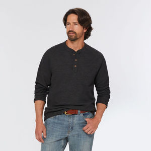 T-shirt homme oversize à manches longues 100% coton T-shirt lourd à séchage rapide Fitness Crew Drop Shoulder Anti-Wrinkle Quick - Product Image 5