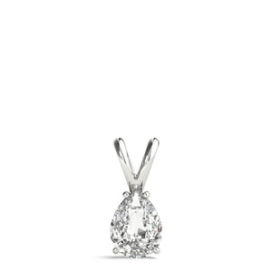 Pendentif en diamant de laboratoire en forme de poire 1.50 carats certifié IGI pendentif en or blanc 14K pour femmes bijoux - Product Image 2