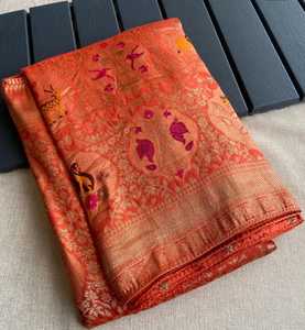 Unique Collection Pure Soft Banarasi Matka <strong>Silk</strong> <strong>Saree</strong> for Women Party Wedding Wear Luxury <strong>Saree</strong> With Zari Weaving <strong>Pallu</strong>