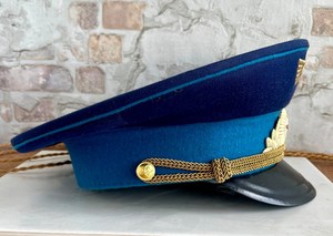 Casquette de cérémonie élégante réglable avec visière marine en gros, couvre-chef de meilleure qualité, chapeau à visière fabriqué en usine - Product Image 6