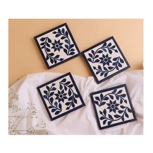 Creative Bone Inlay Coffee Wine Coaster for <b>Kitchen</b> <b>Accessories</b> Tabletop Table Decoration by Royal Home Collection Suppliers - Product Image 1