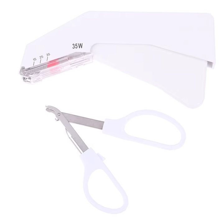 Professional Medical Surgery Disposable Skin Stapler 35W Manual Power Source Stainless Steel Suture Stapler